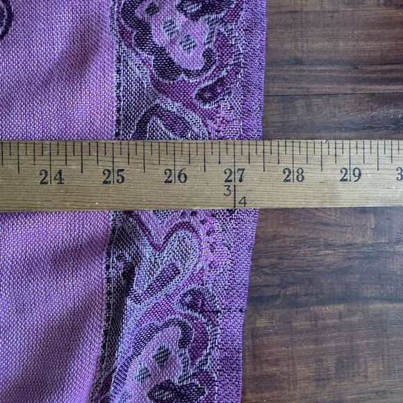 Shawl Wrap Scarf Womens Paisley Floral Pink Boho Fringe Romantic Feminine - Picture 9 of 11